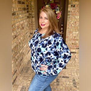 Long Sleeve Top in Plud